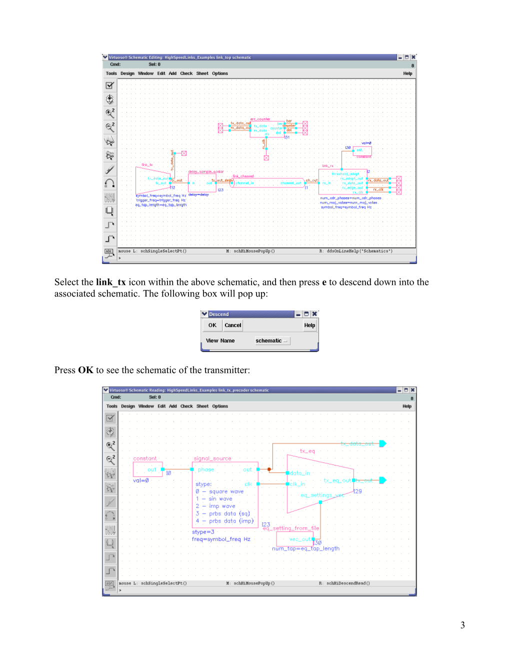 Behavioral Simulation of a High-Speed Link Transceiver Using Vppsim
