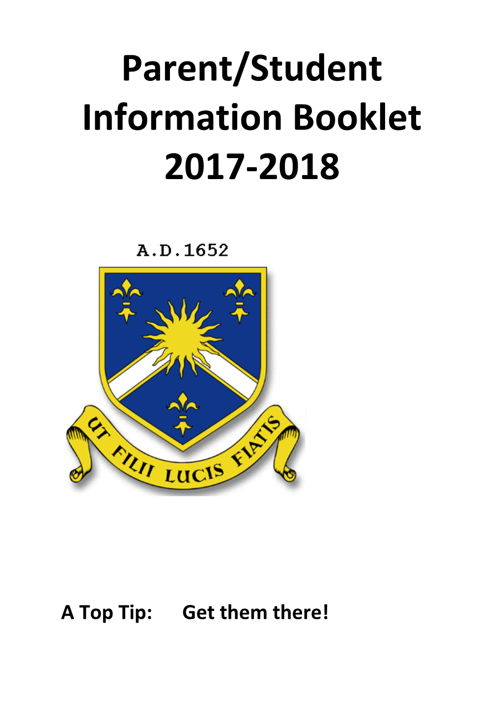 Parent/Student Information Booklet
