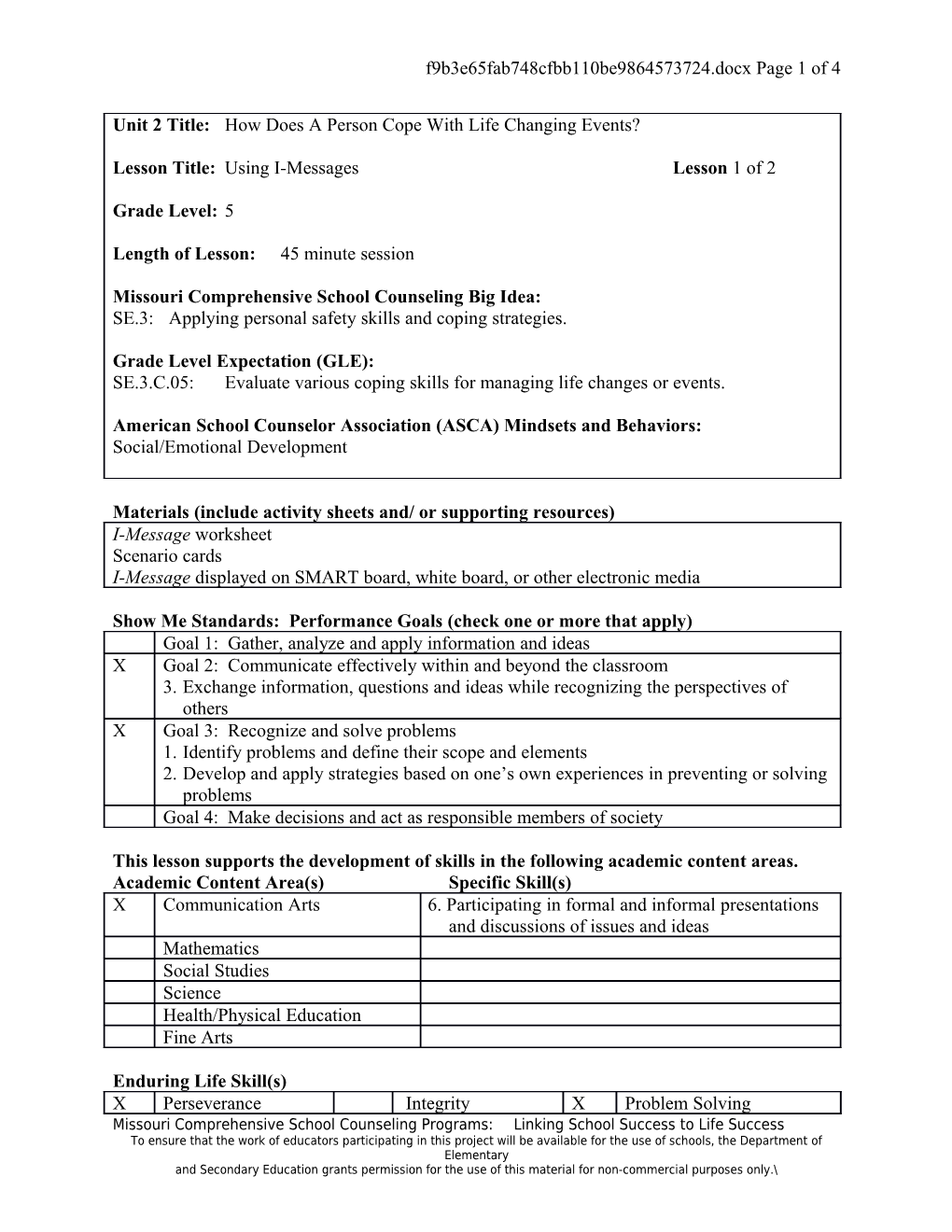 Materials (Include Activity Sheets And/ Or Supporting Resources) s11