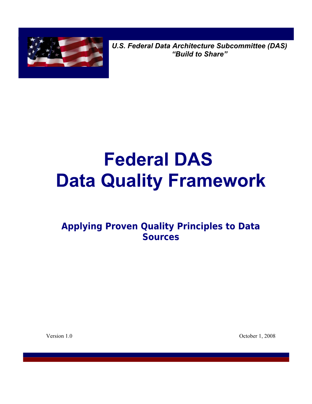 Applying Proven Quality Principles to Data Sources