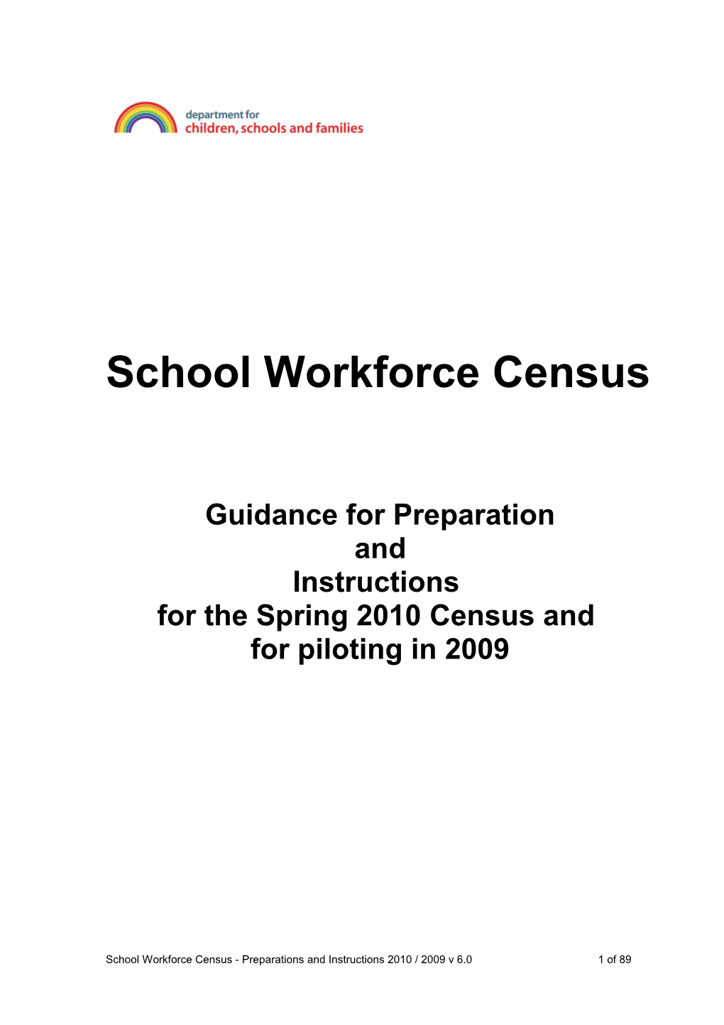 SW Census Guidance