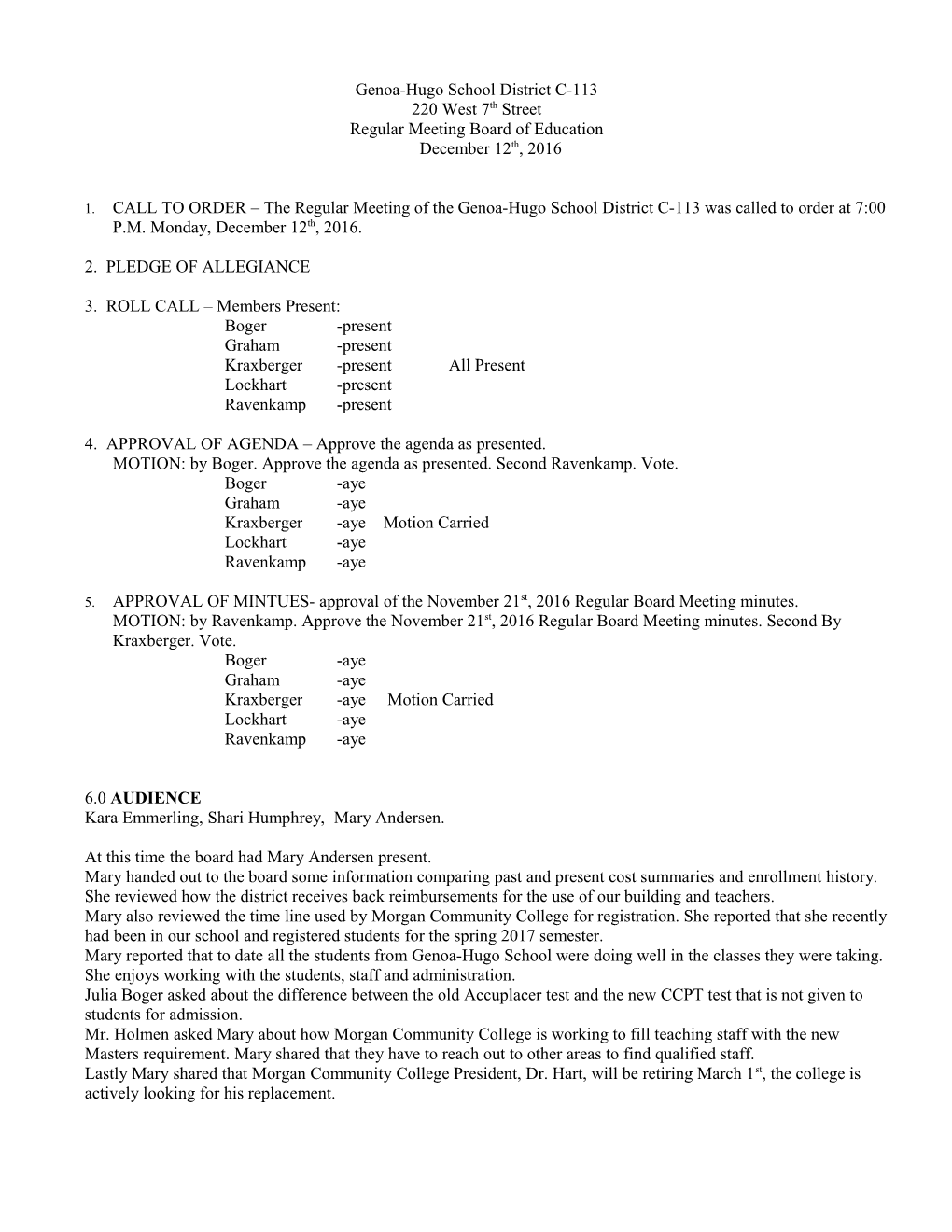 Genoa-Hugo School District C-113 s1