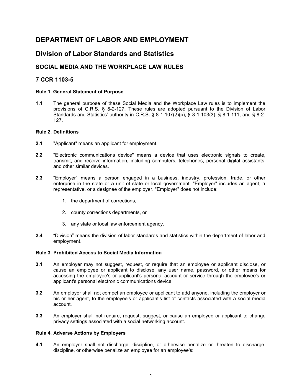 Division of Labor Standards and Statistics