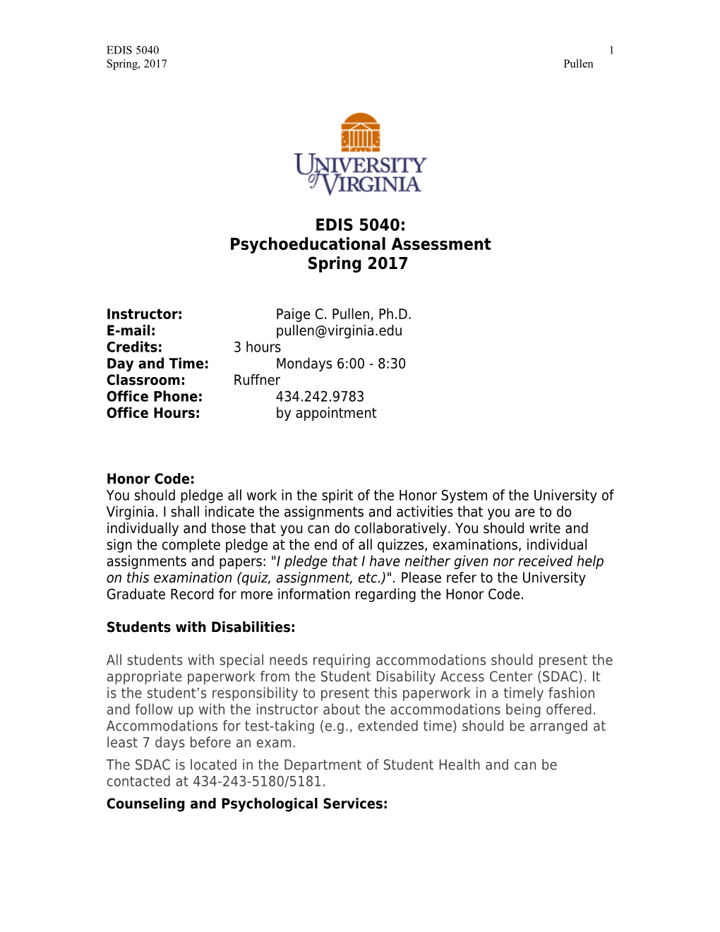 Psychoeducational Assessment