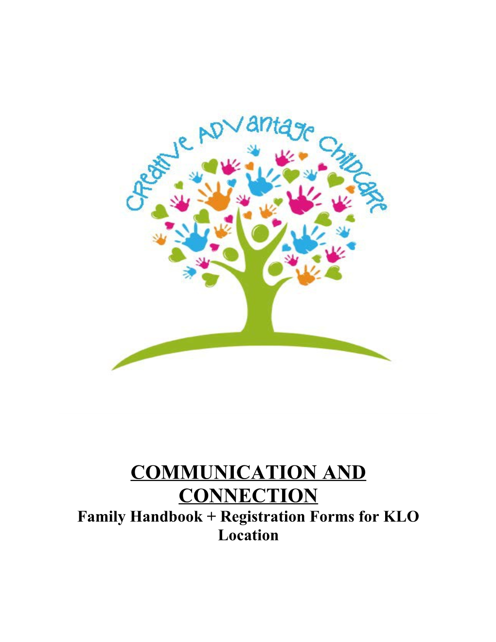 Family Handbook + Registration Forms for KLO Location