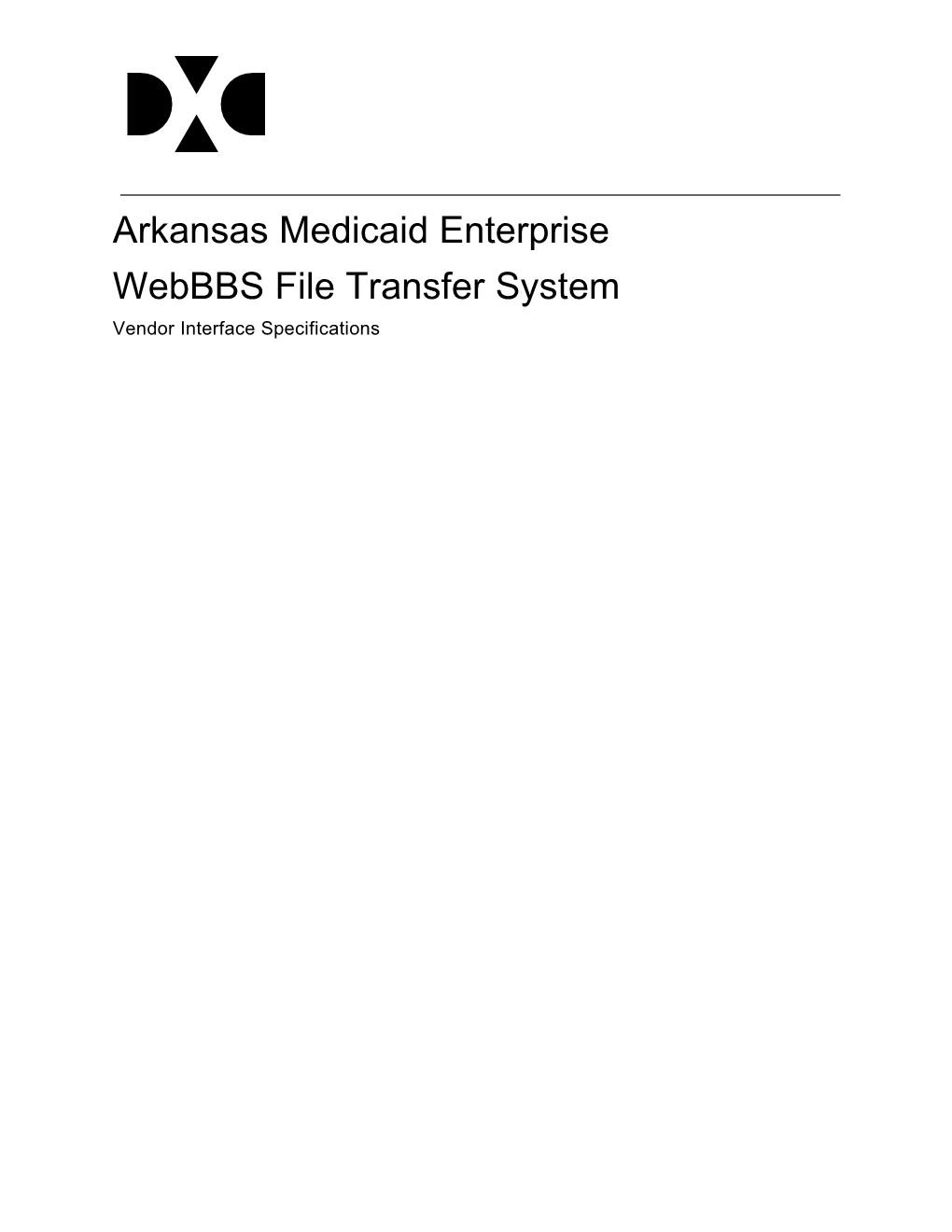 Webbbs Vendor Specifications Guide