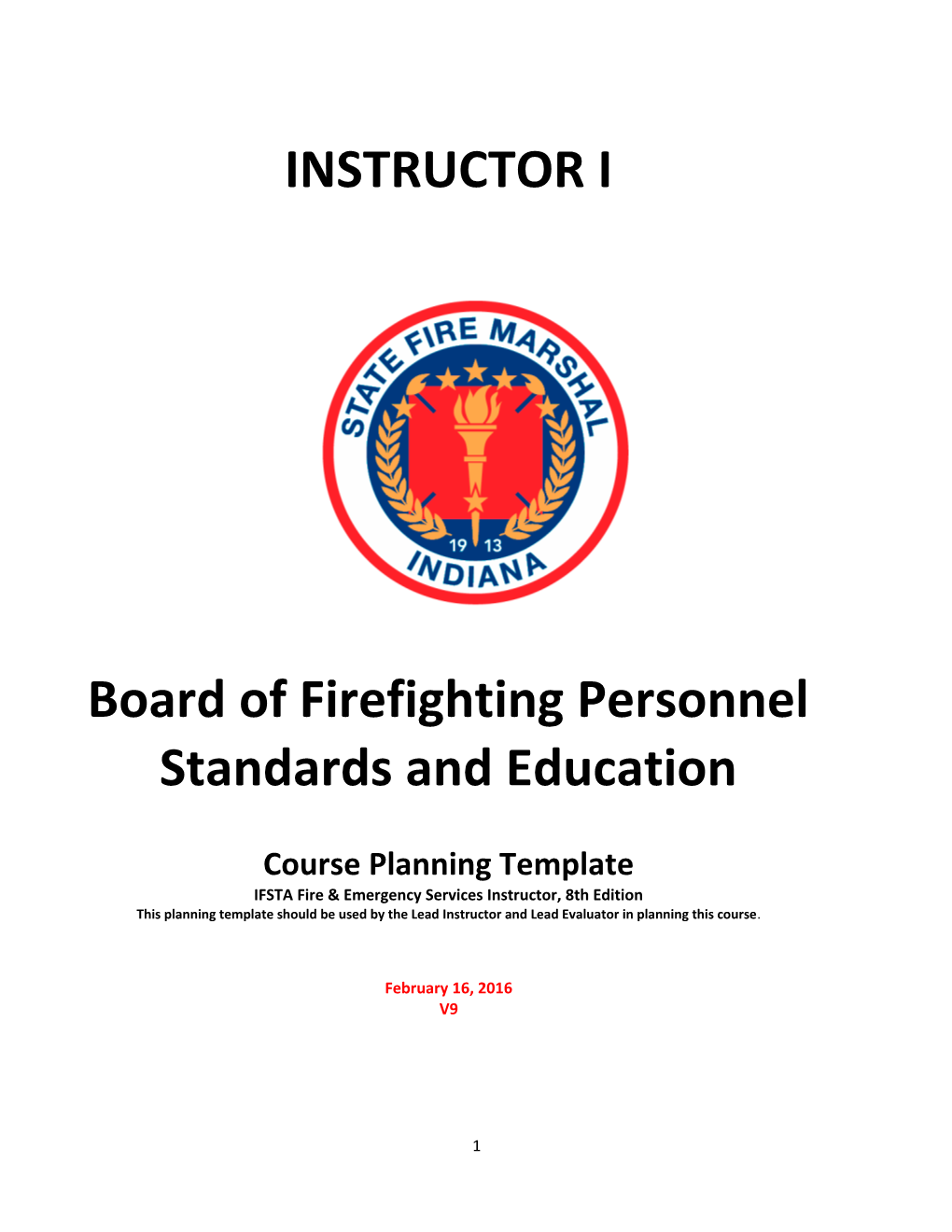 IFSTA Fire & Emergency Services Instructor, 8Th Edition