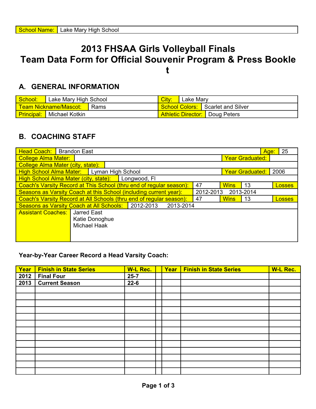 Team Data Form for Official Souvenir Program & Press Booklet s4