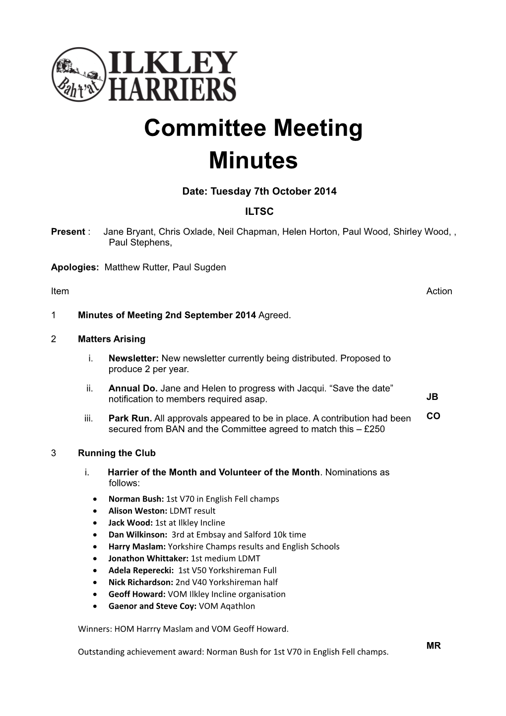 Committee Meeting