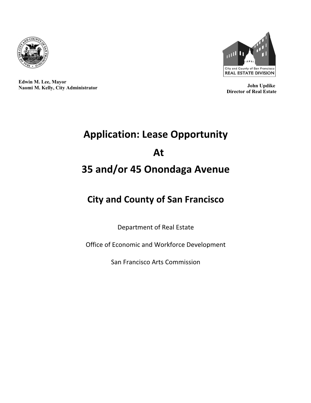 Application: Lease Opportunity
