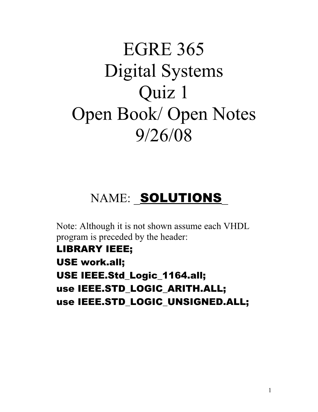 Open Book/ Open Notes s1