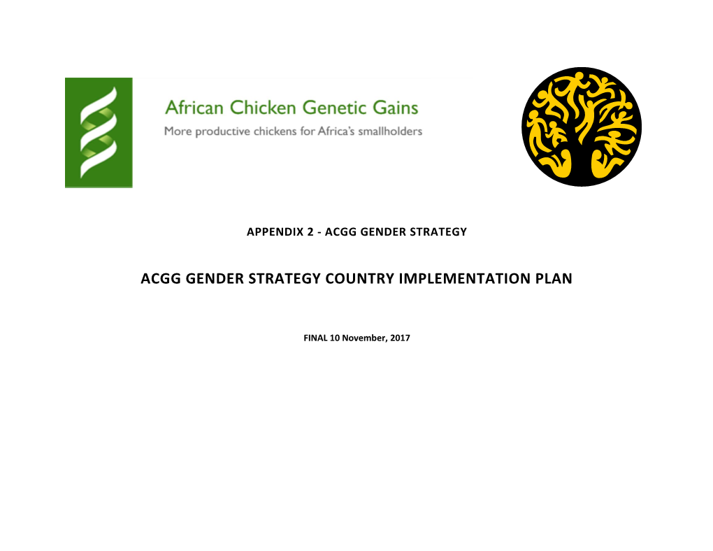 Appendix 2 - ACGG Gender Strategy