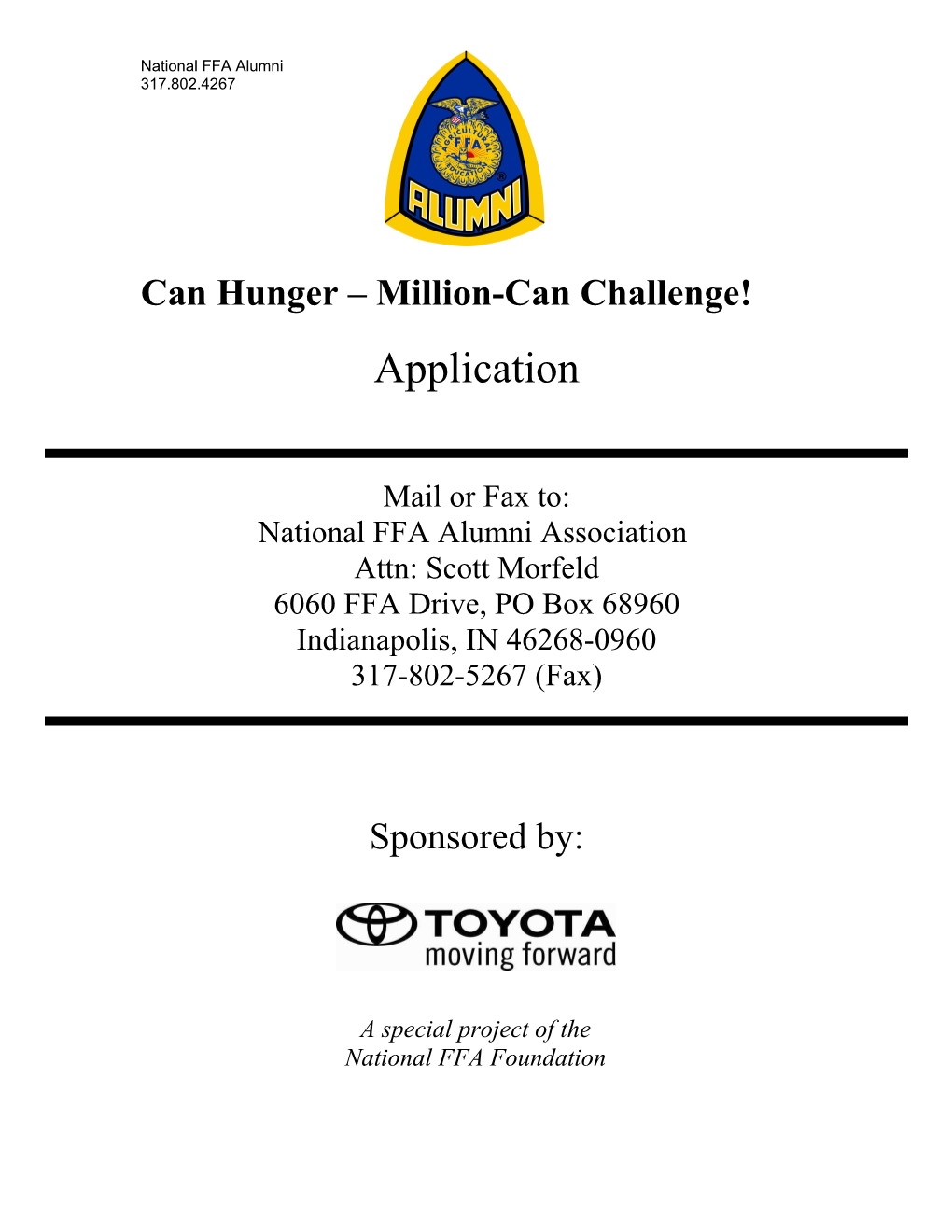 Can Hunger Million-Can Challenge!