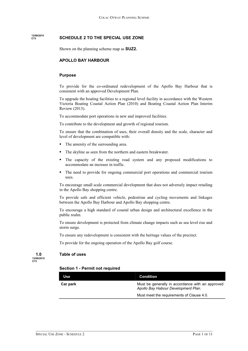 Colac Otway Planning Scheme