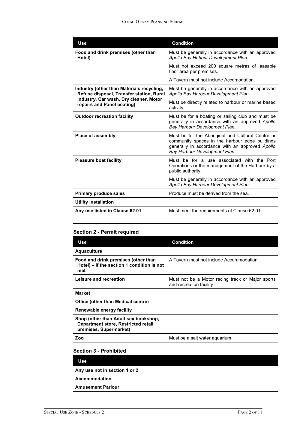 Colac Otway Planning Scheme