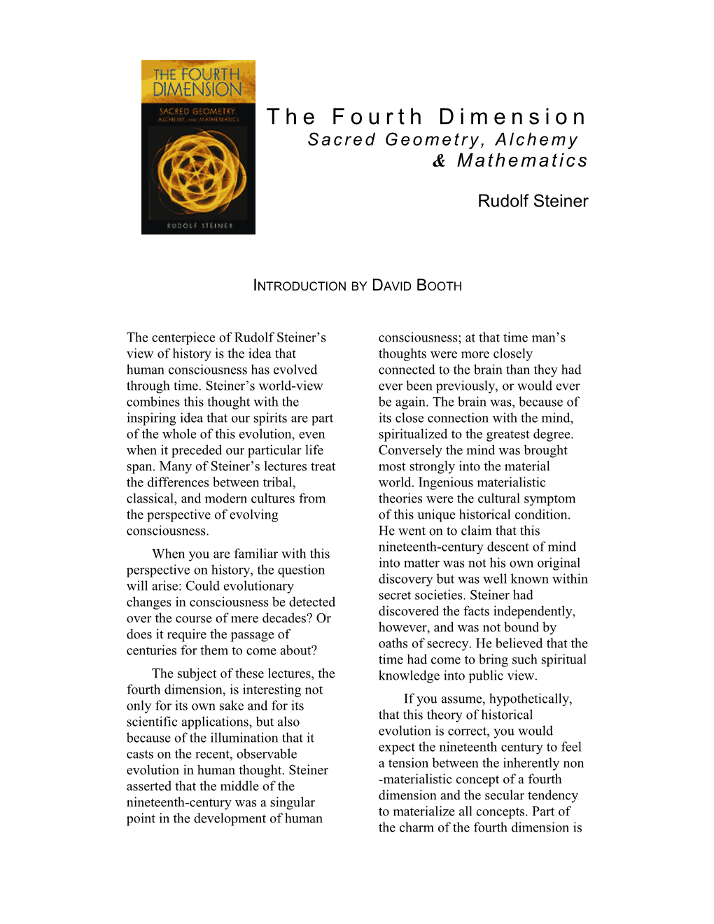 The Fourth Dimension Sacred Geometry, Alchemy Mathematics