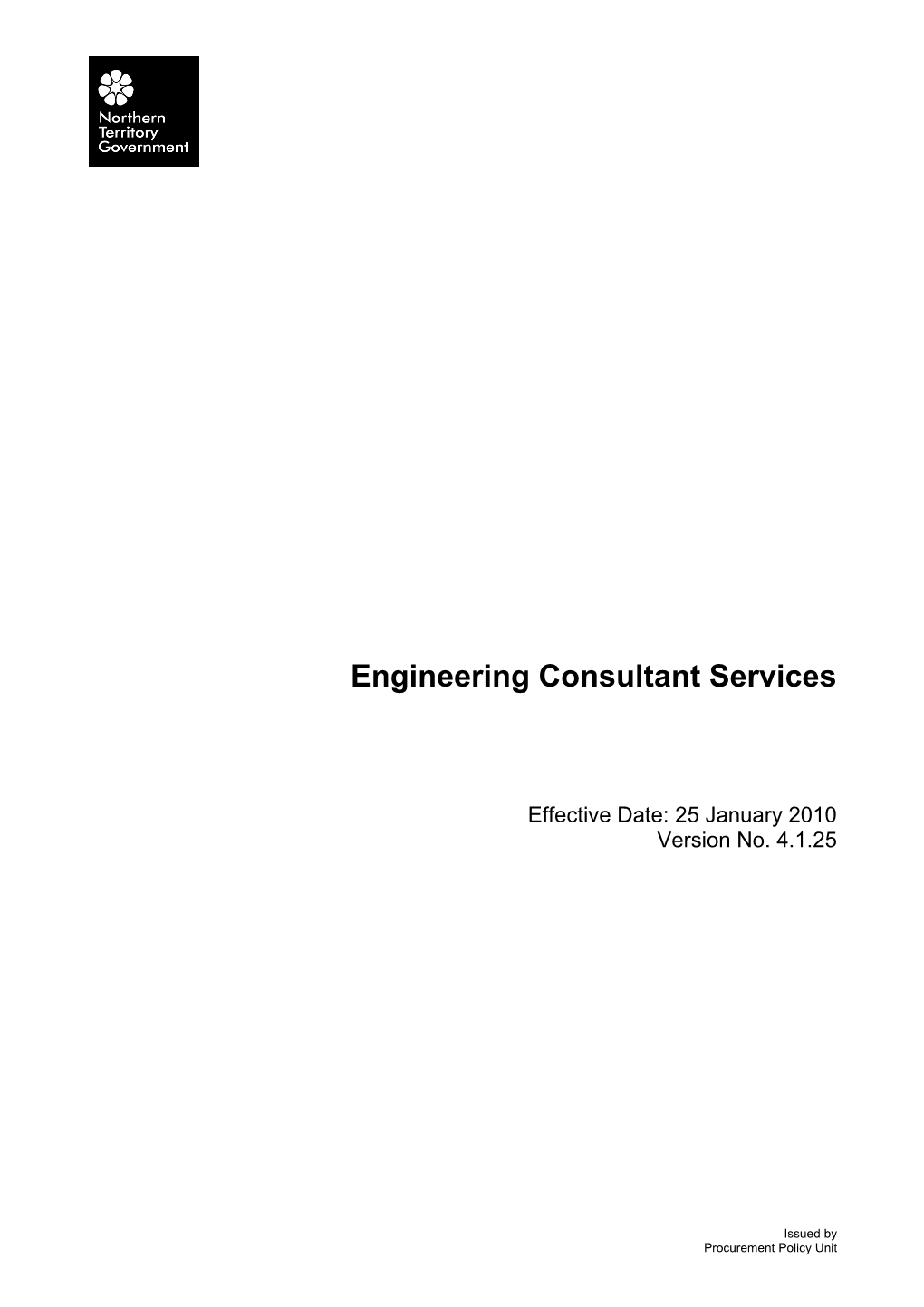 Engineering Consultant Services - V 4.1.25 (25 January 2010)