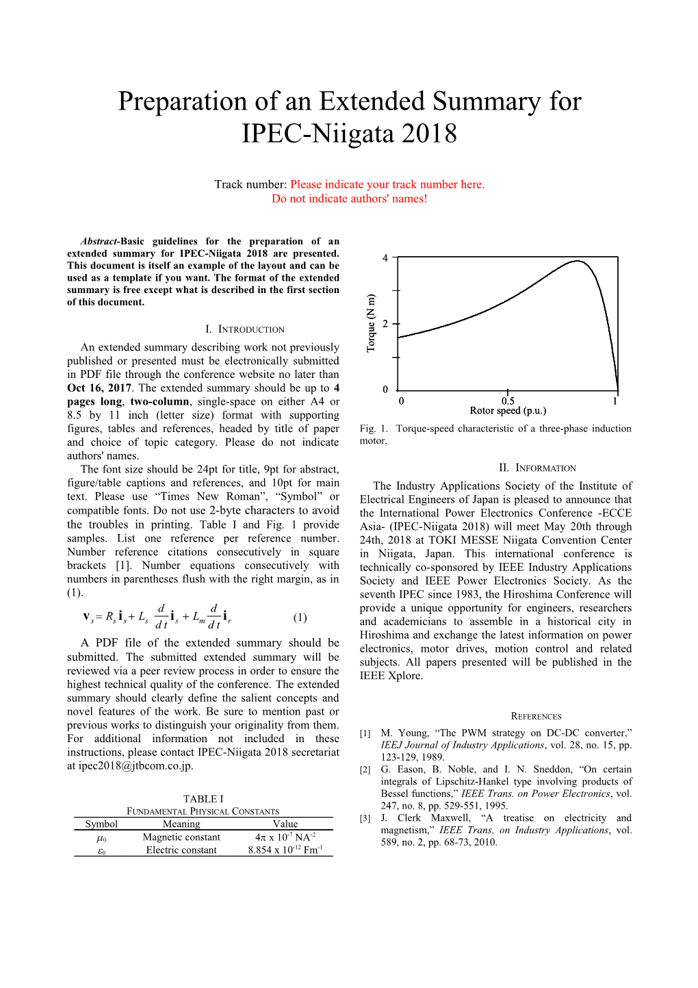 Preparation of an Extended Summary For