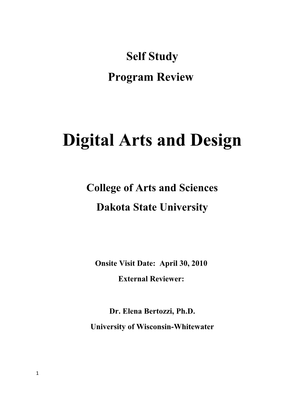 Digital Arts and Design