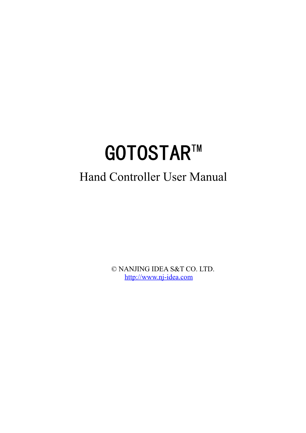 The New GOTOSTAR Hand Controller and Our Specially Designed Two Axis DC Servomotor Driver
