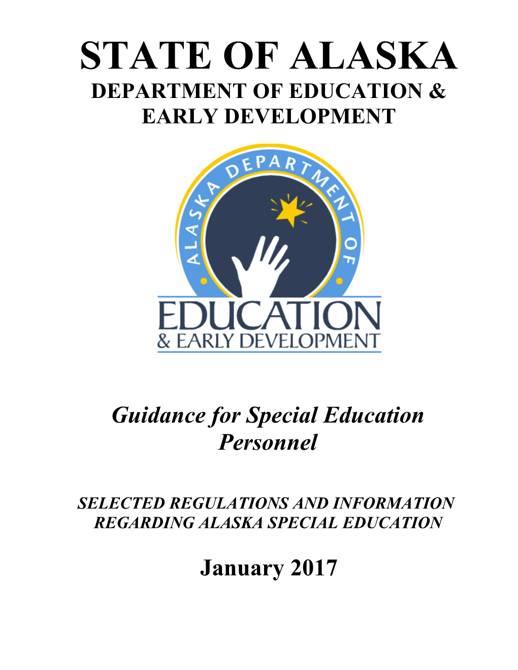 Guidance for Special Education Personnel