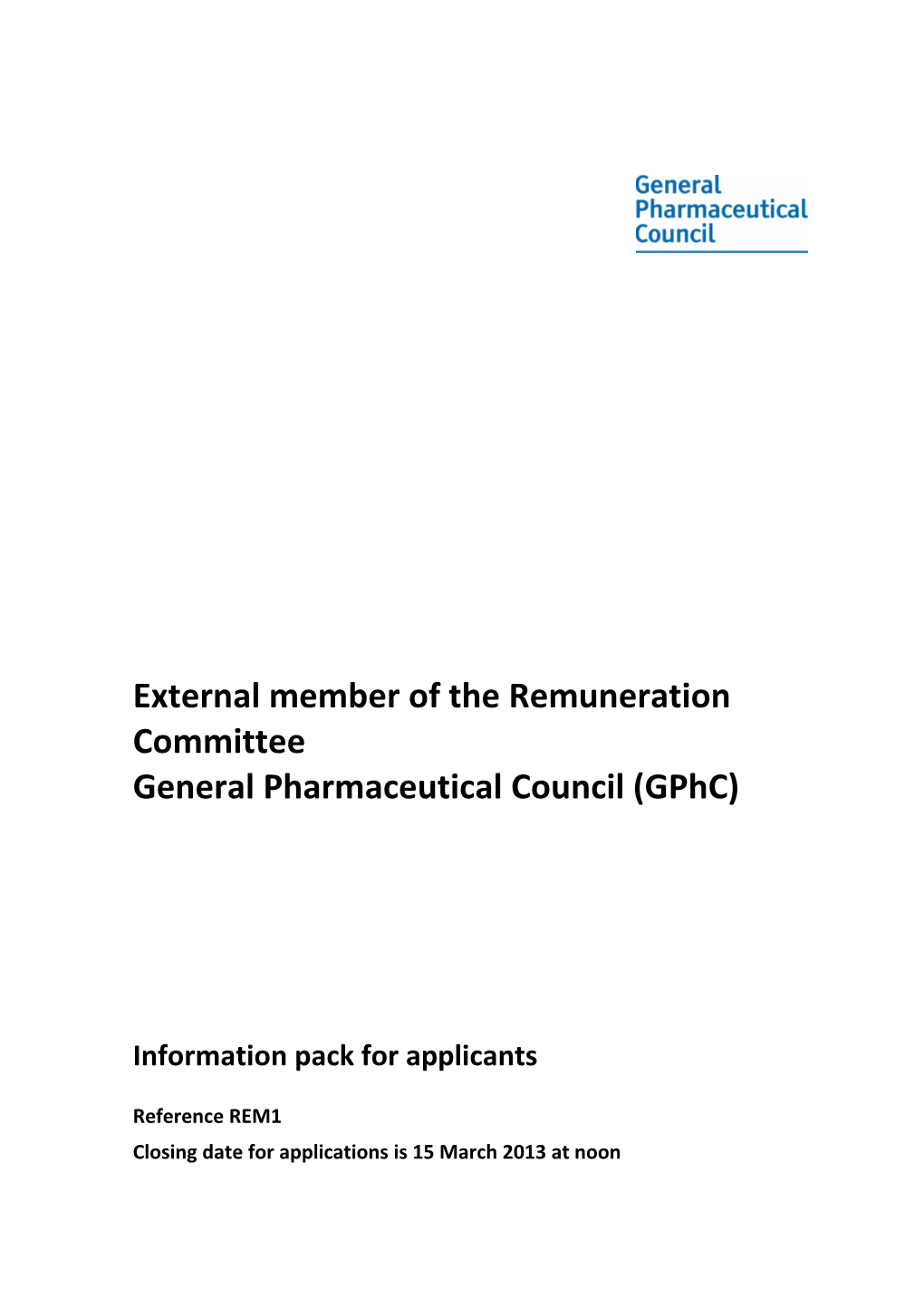 External Member of the Remuneration Committee