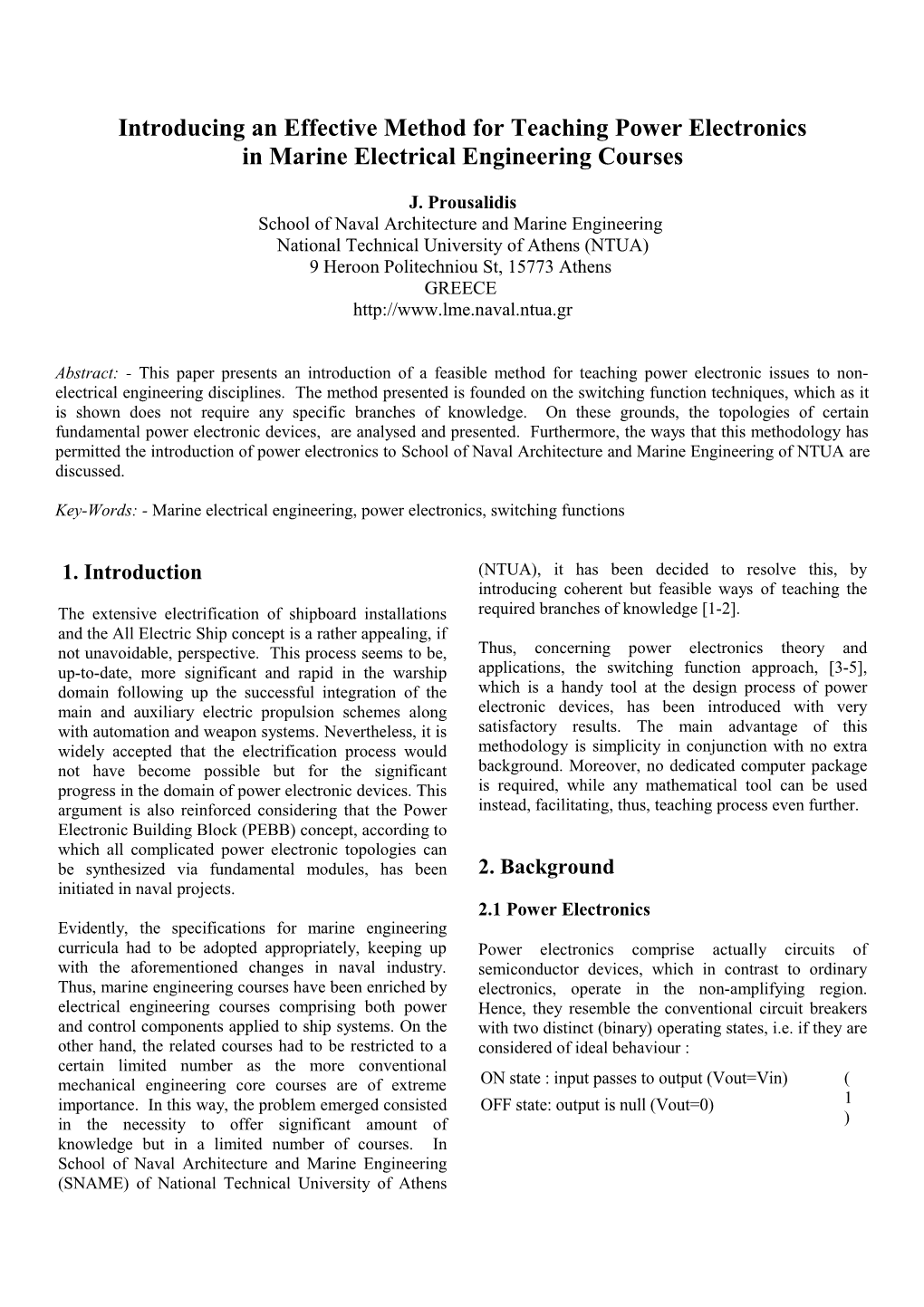 Power Supply Quality Problems Due to Faults: a Classification Method