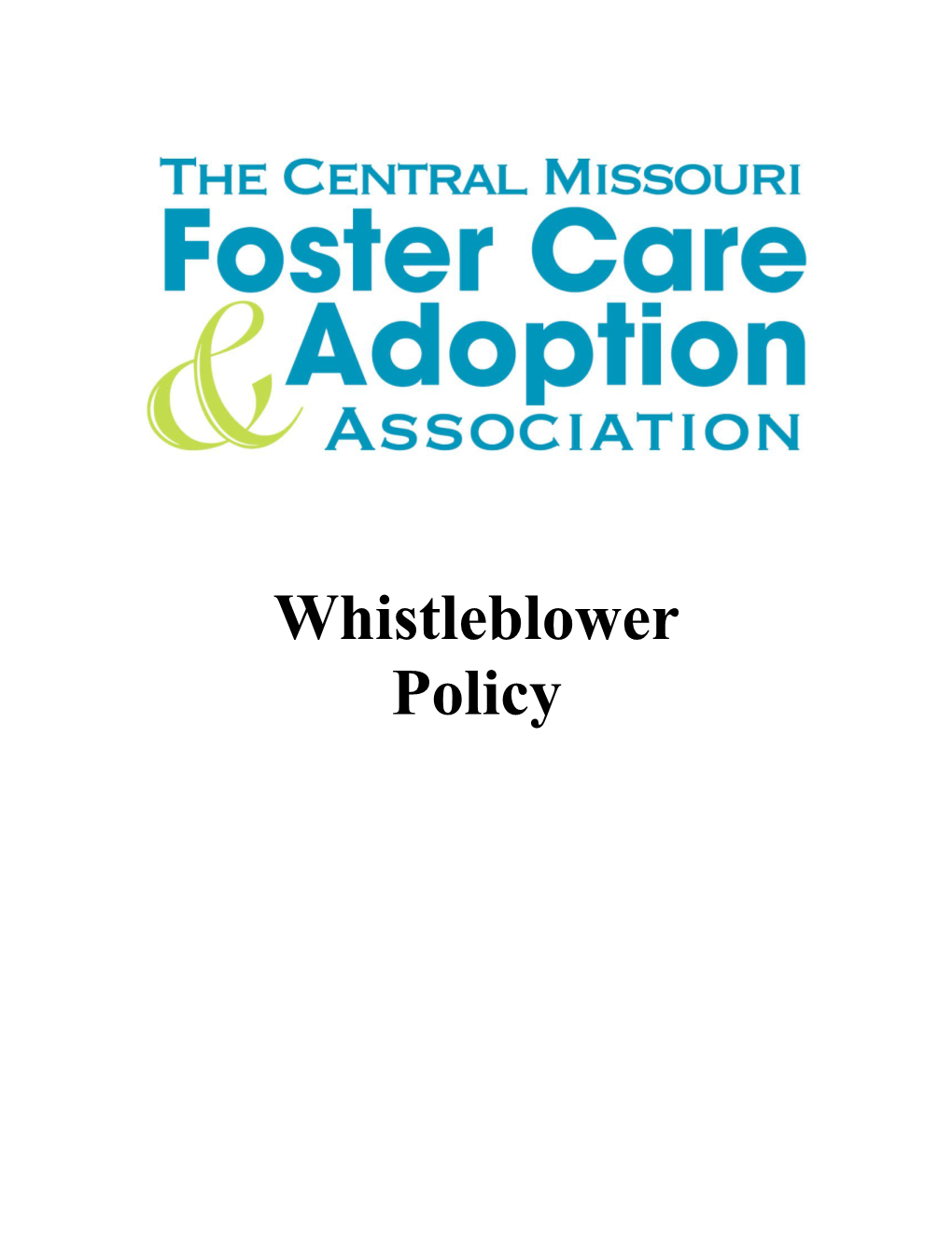 Whistleblower Policy Template