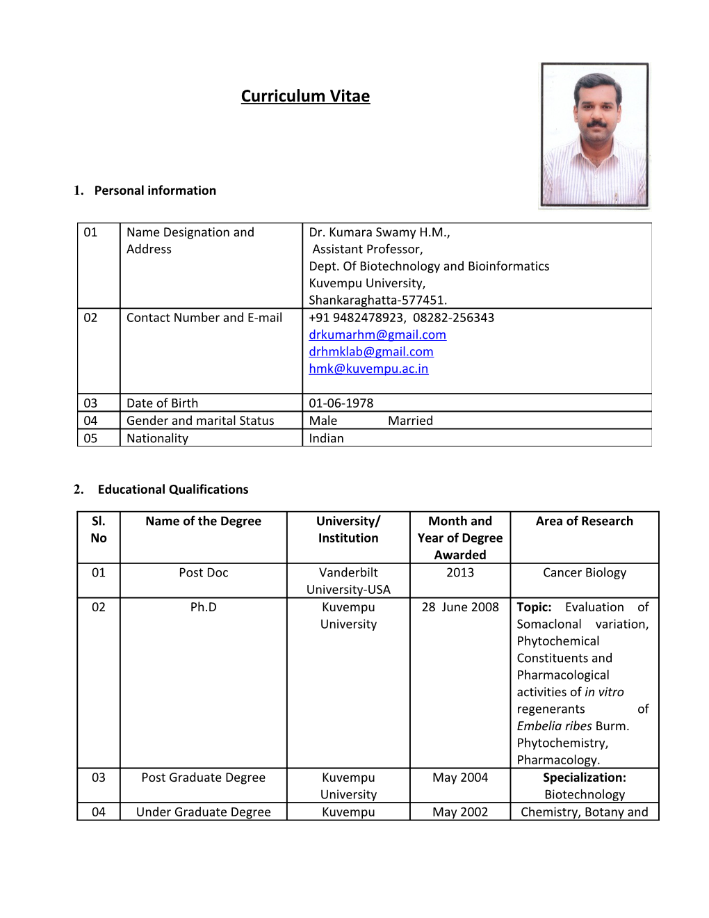 Curriculum Vitae s457