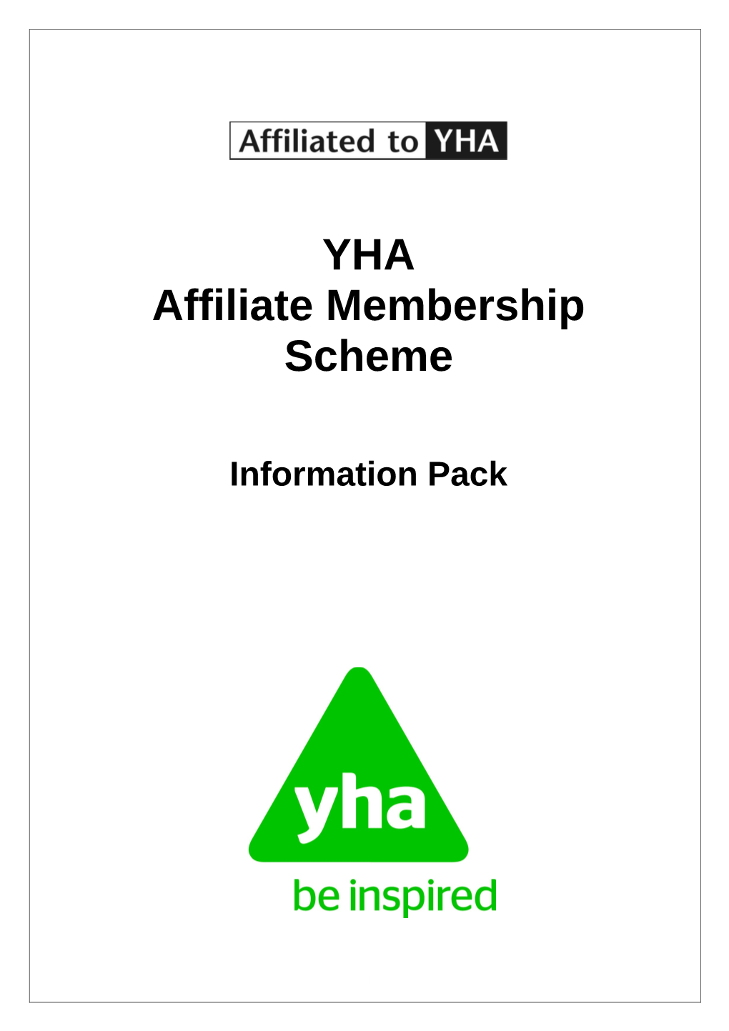 Welcome to YHA