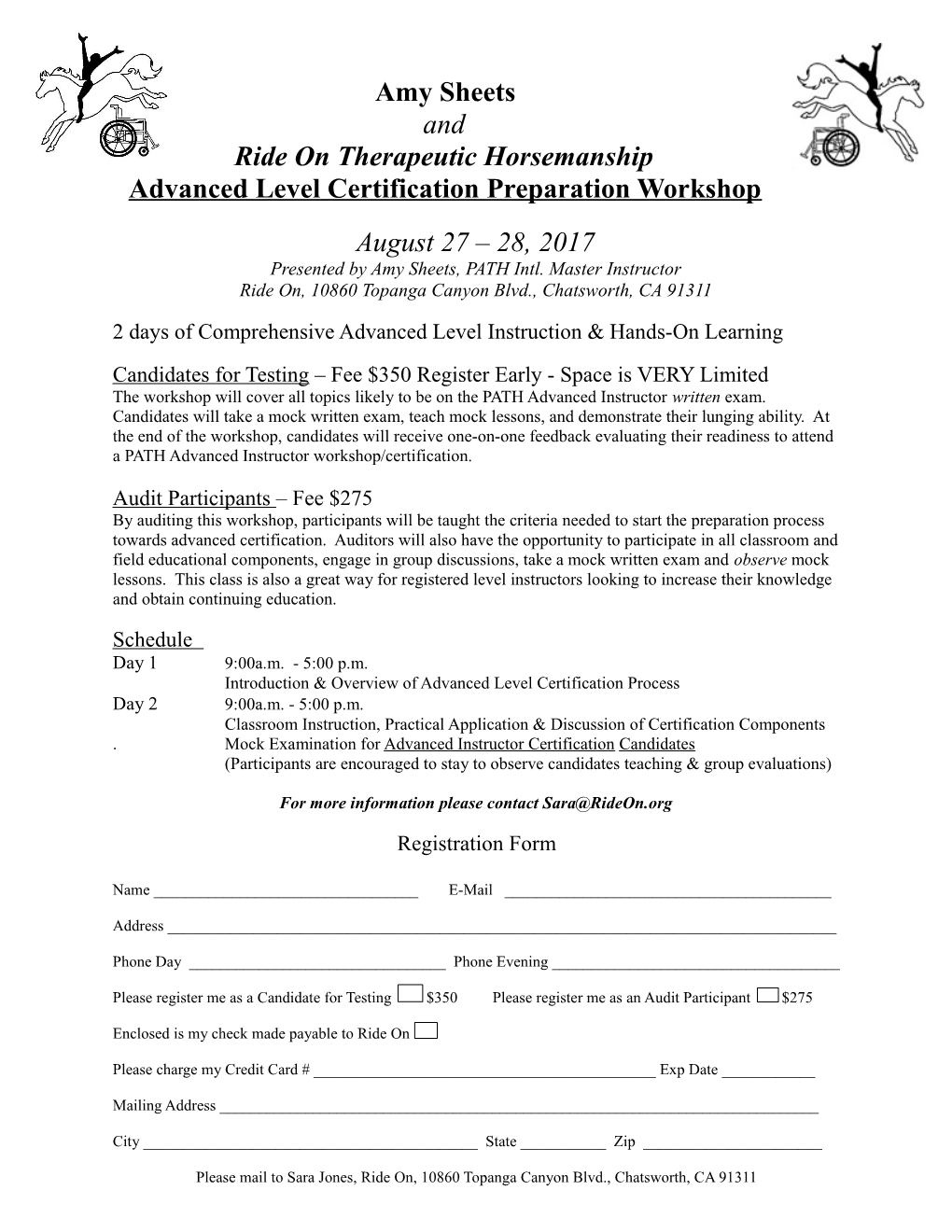 Advanced Level Certification Preparation Workshop