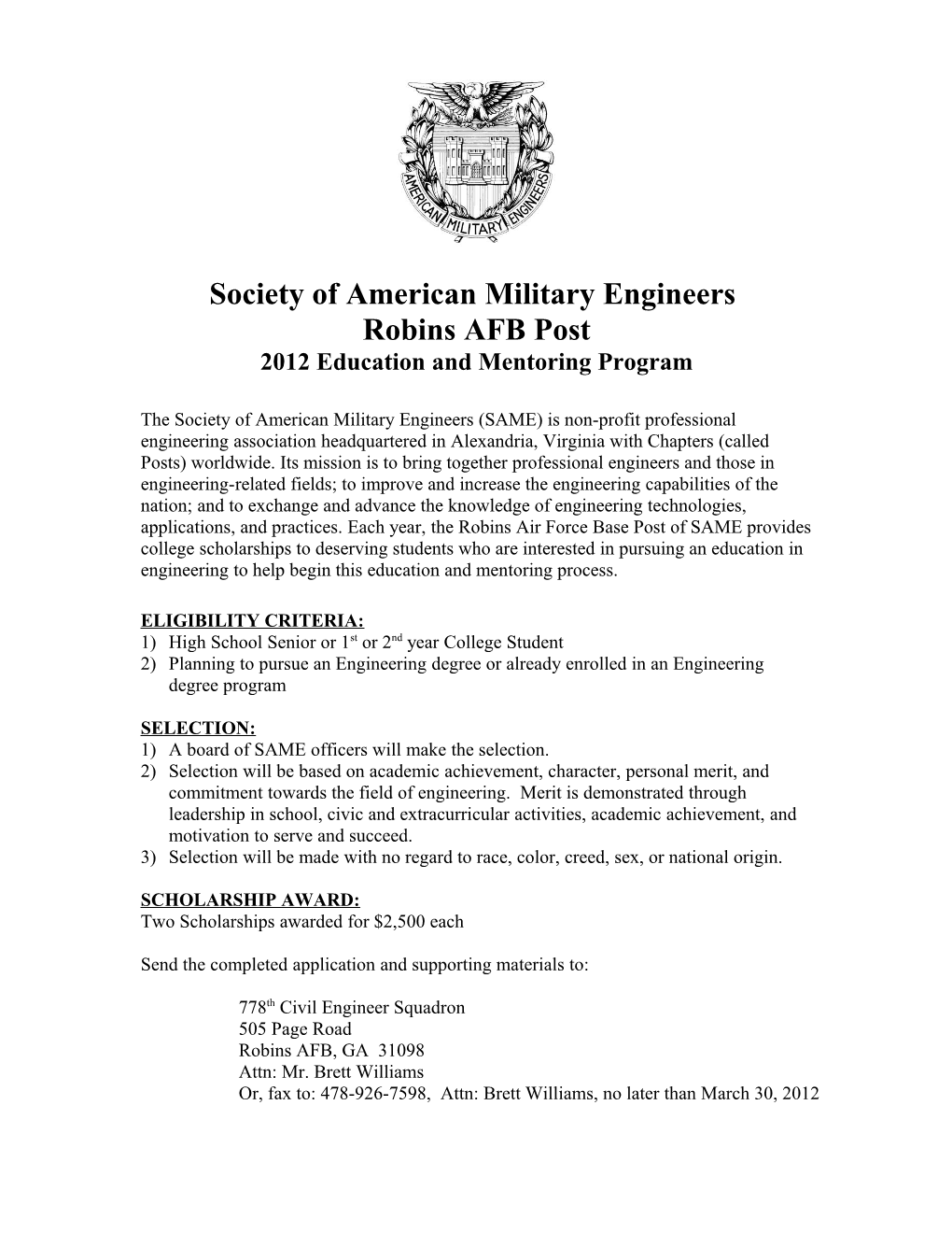 Society of American Military Engineers s1