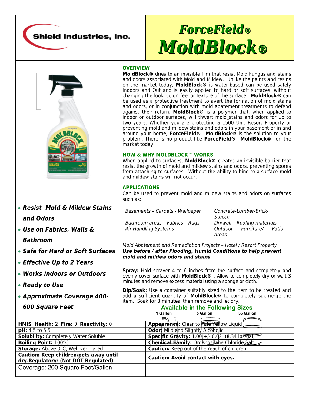 Forcefield Moldblock