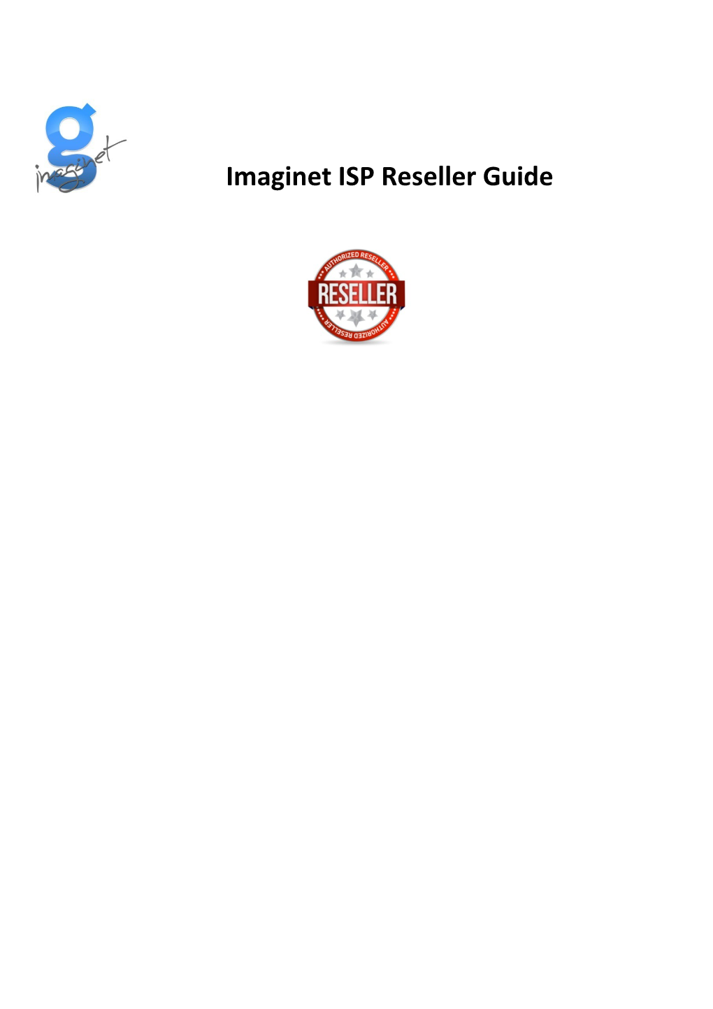 Imaginet ISP Reseller Guide