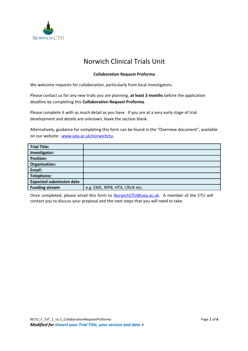 Norwich Clinical Trials Unit