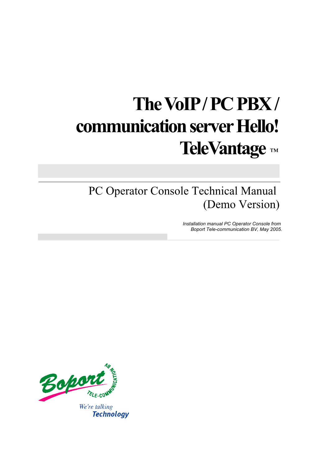 The Software PBX