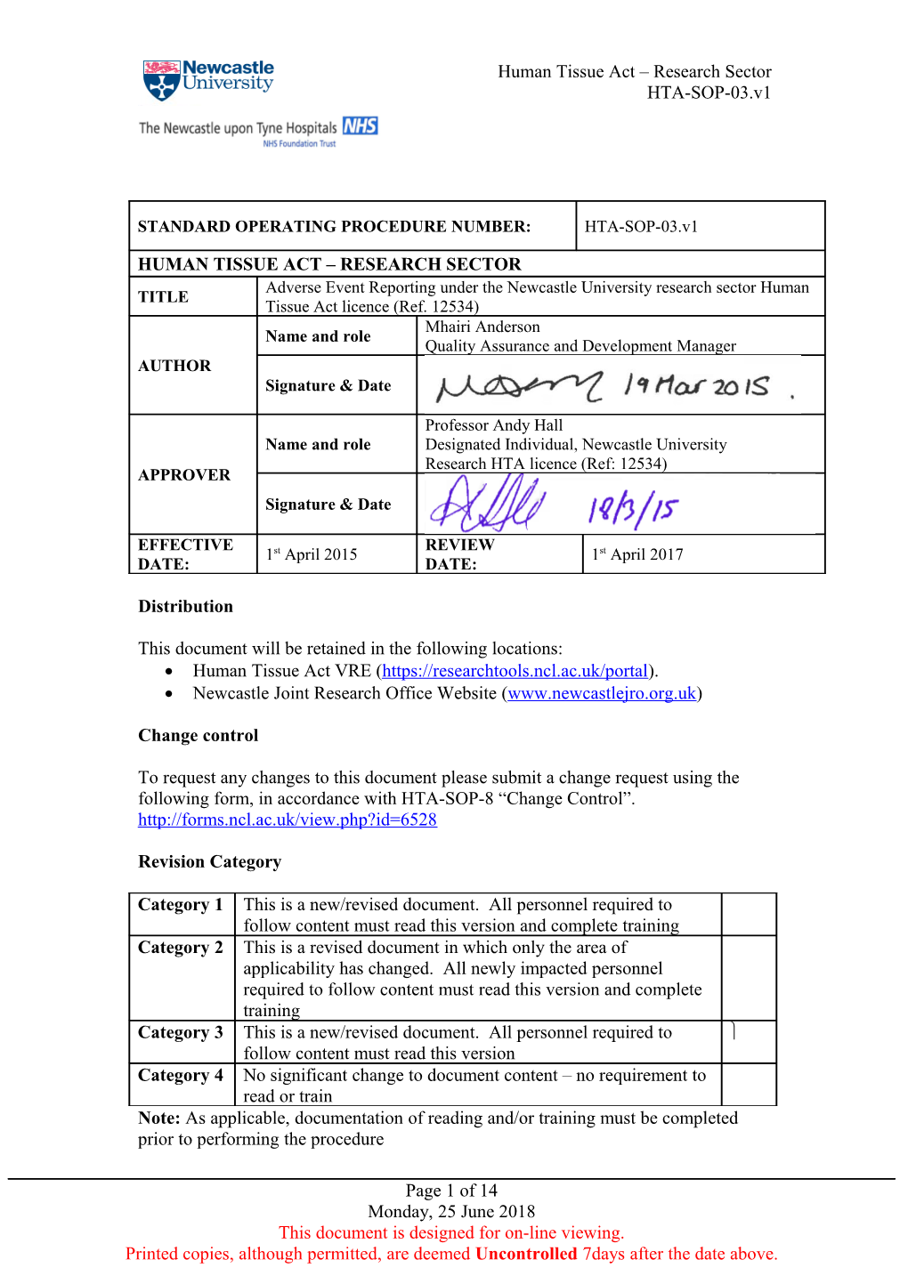 This Document Will Be Retained in the Following Locations s1