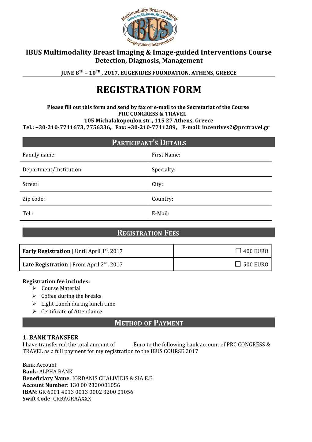 IBUS Multimodality Breast Imaging & Image-Guided Interventions Course