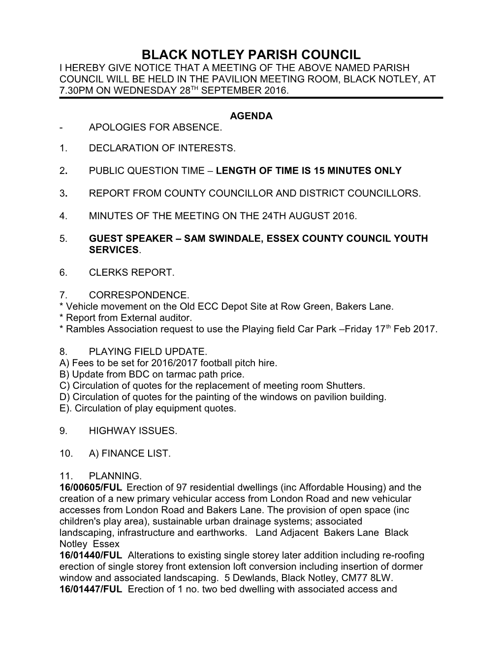 Black Notley Parish Council s1