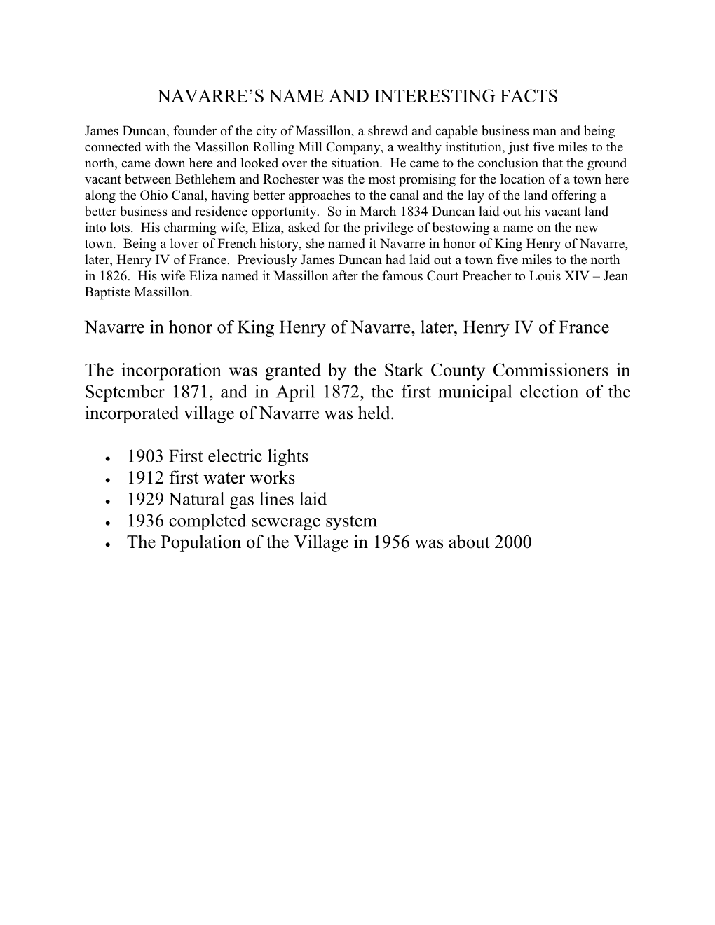 Navarre S Name and Interesting Facts