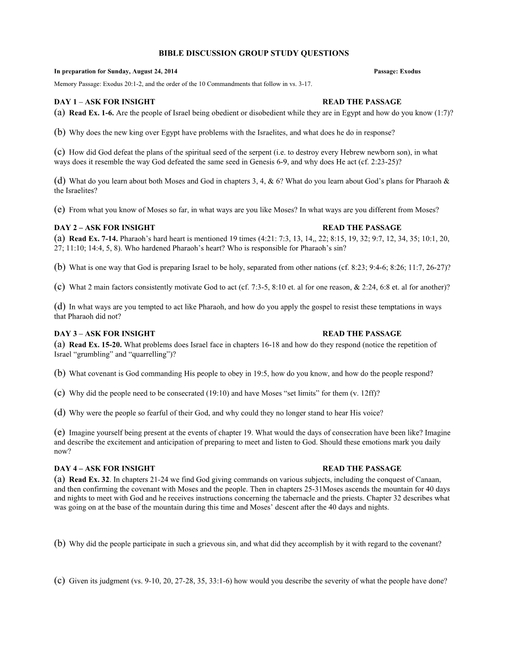 Bible Discussion Group Study Questions s6