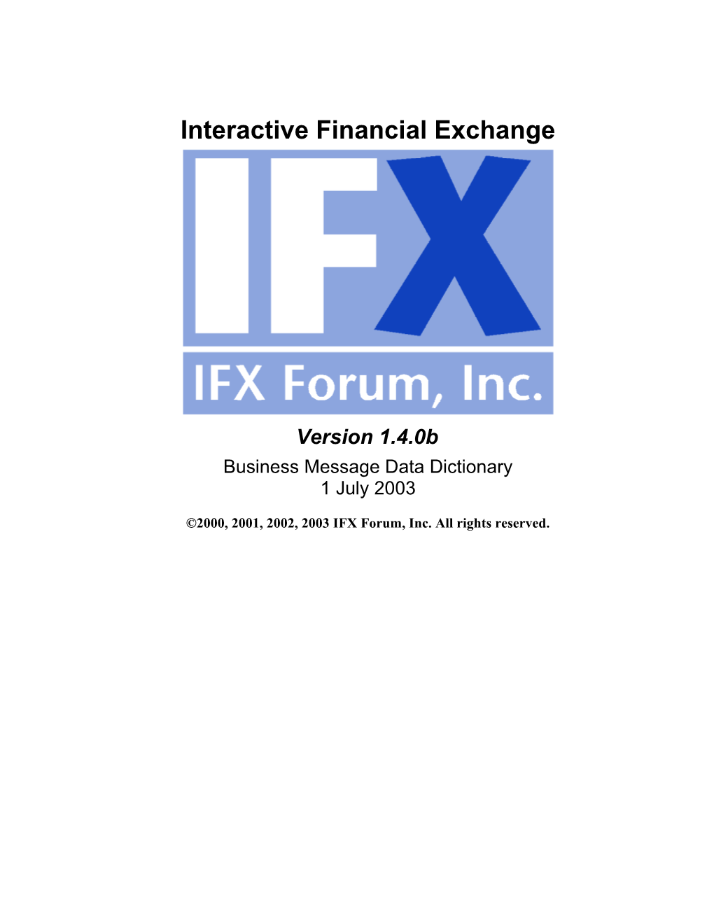 Interactive Financial Exchange
