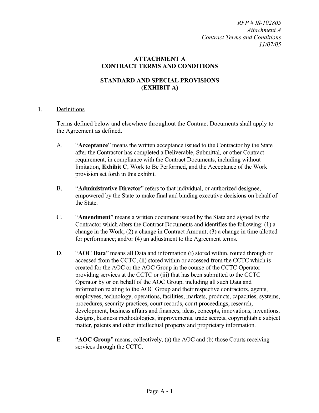 Contract Terms and Conditions s1
