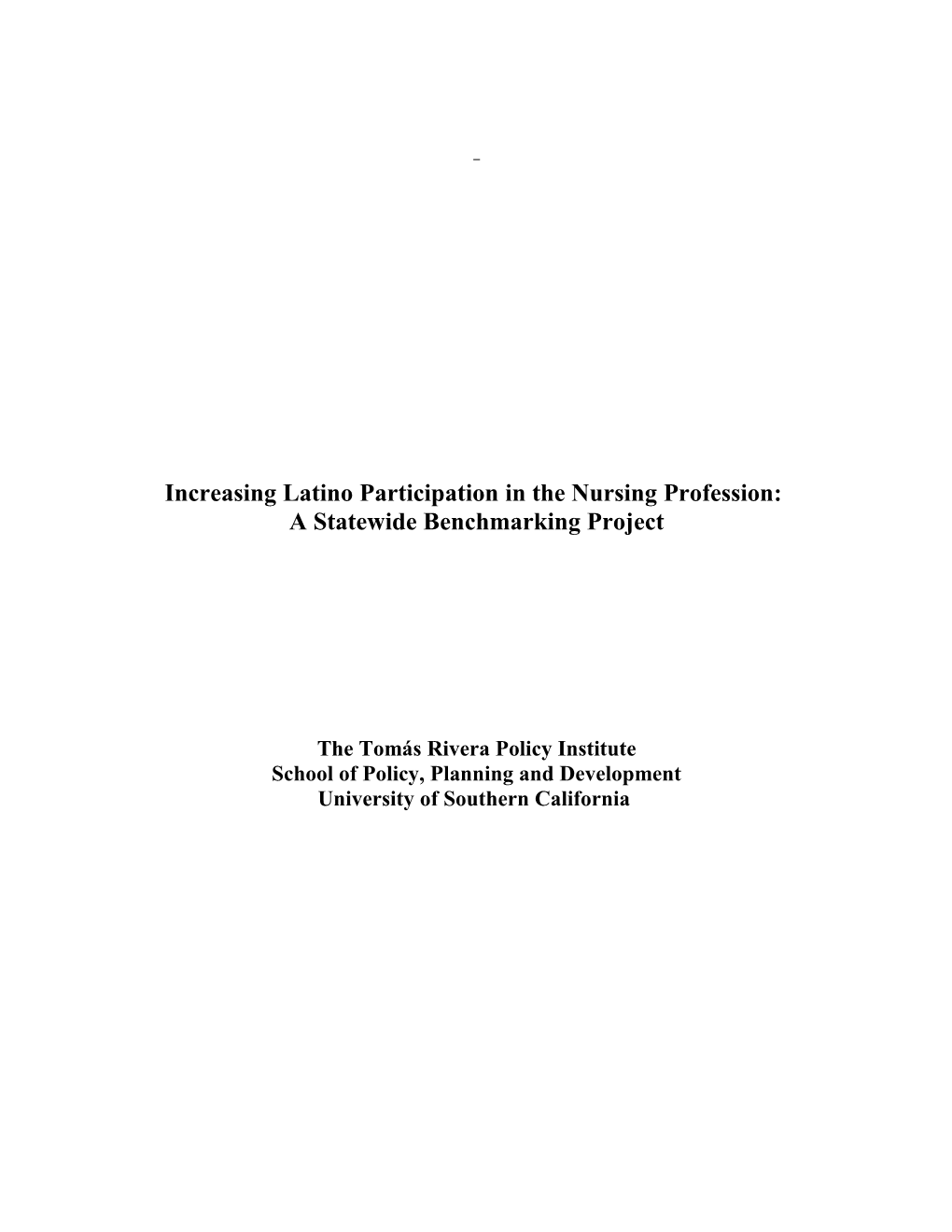 Best Practices: Nursing Education For Latinos