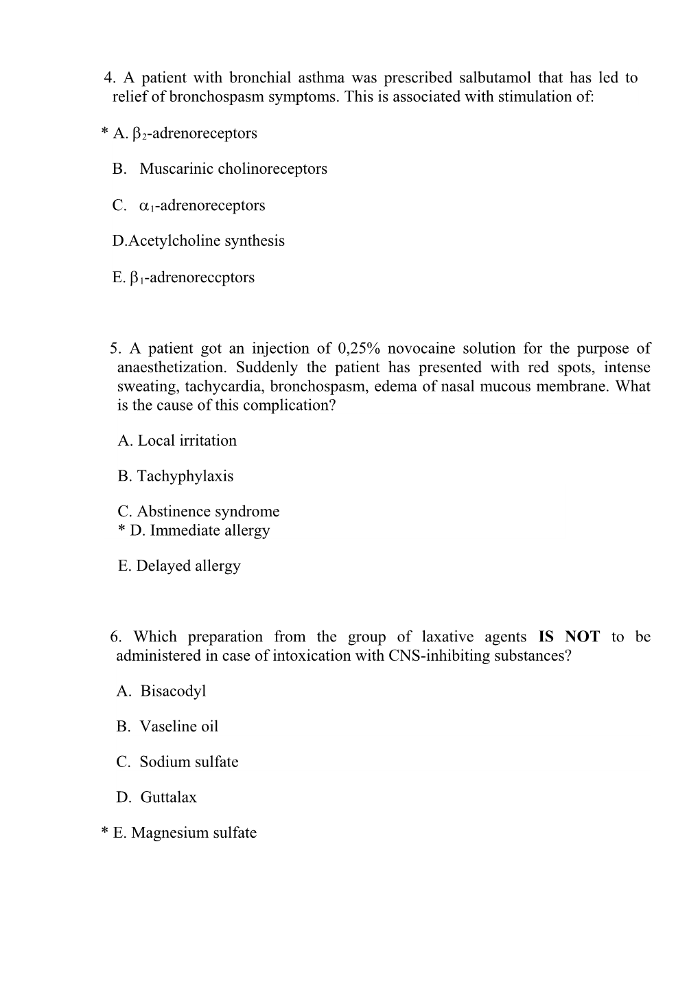 C. Muscarinic and Nicotinic Cholinomimetics