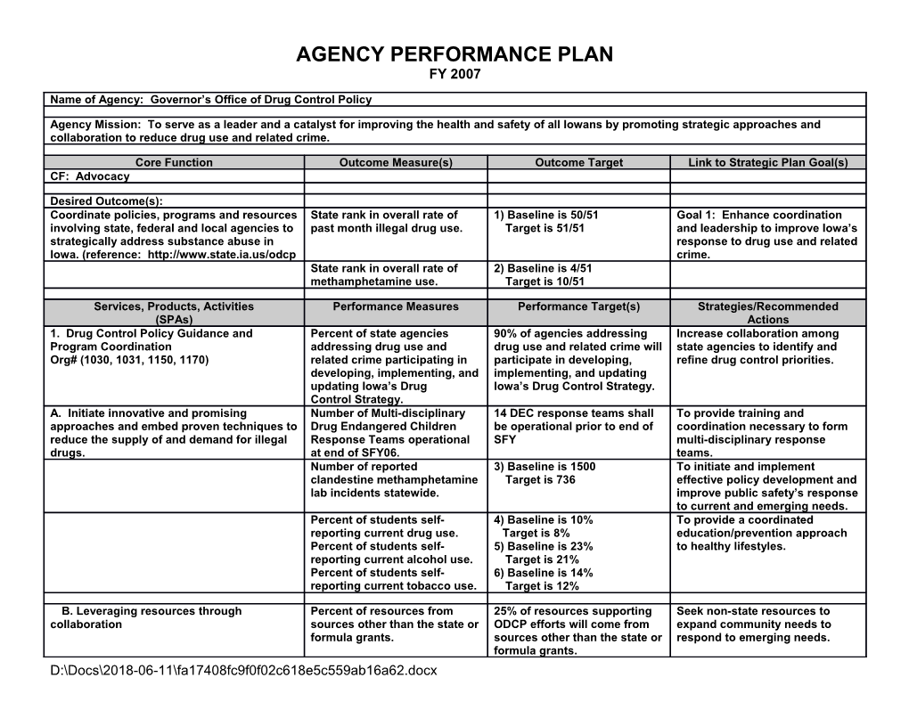 Agency Performance Plan s3