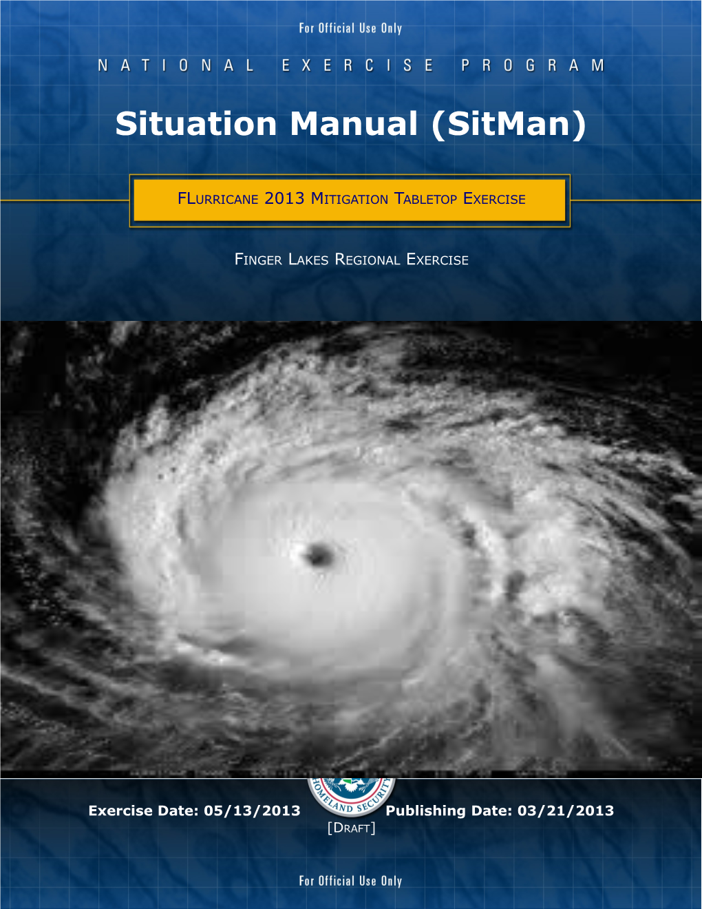 Situation Manual (Sitman)