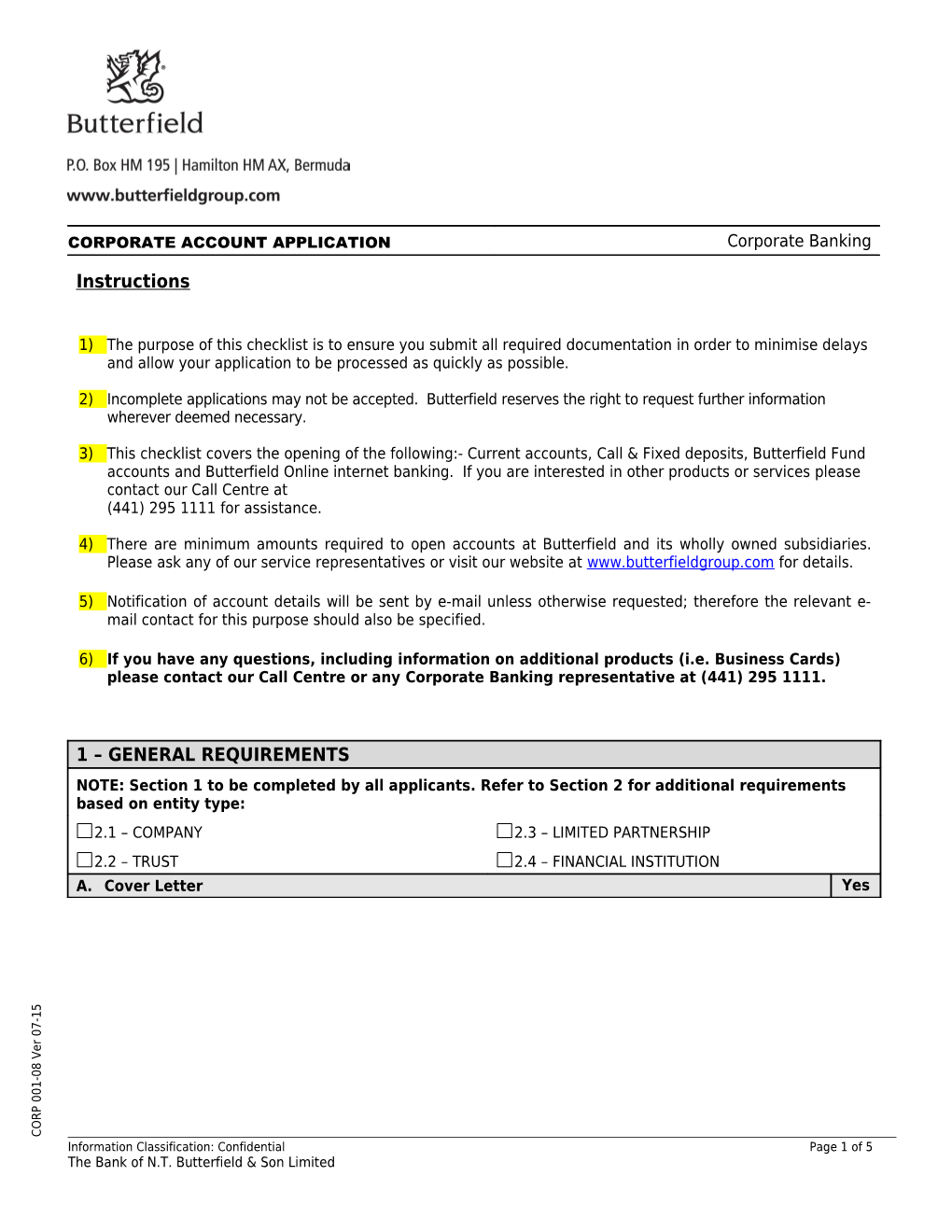 Information Classification: Confidential Page 4 of 4
