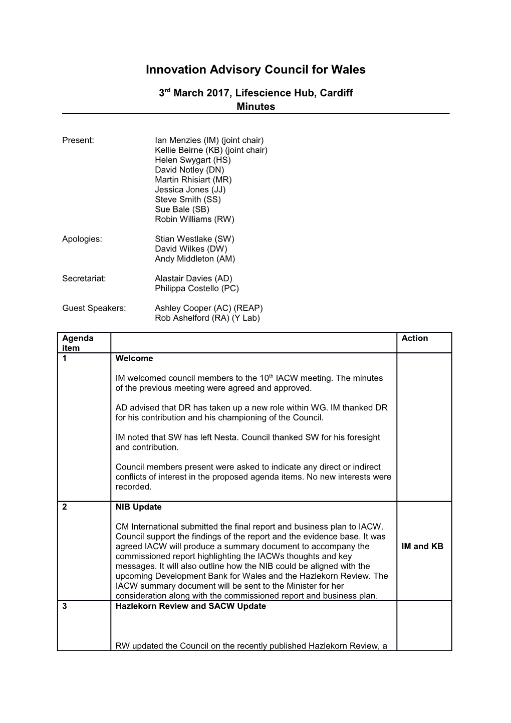 Innovation Advisory Council for Wales s1