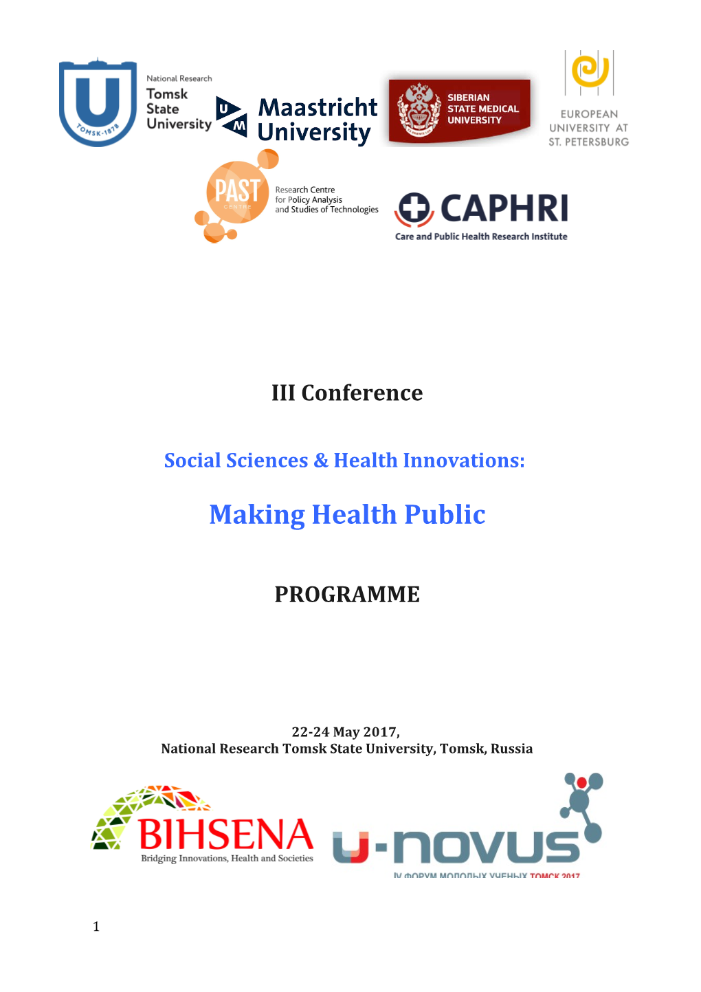 Social Sciences & Health Innovations